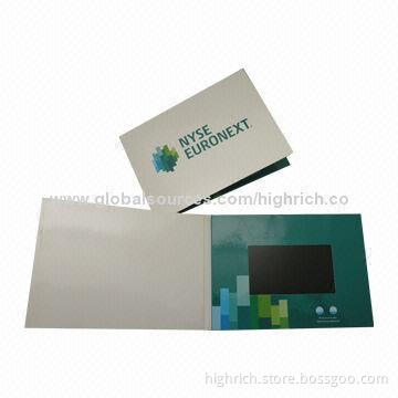 4.3-inch LCD Video Brochure with Previous and Next Button